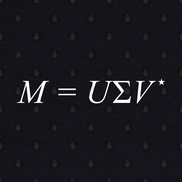 Singular Value Decomposition equation by Decamega